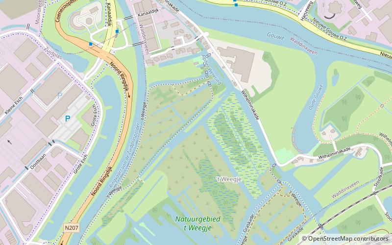 Schielands Hoge Zeedijk location map