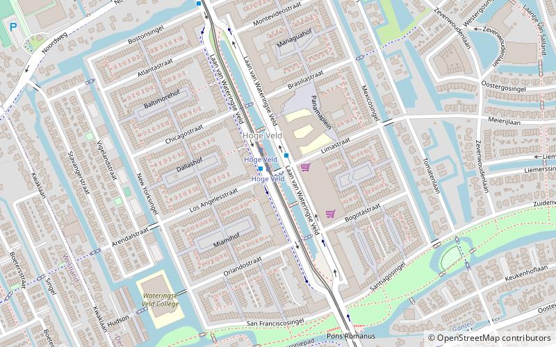 Laan van Wateringse Veld location map