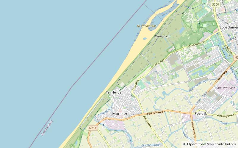 strand monster den haag location map