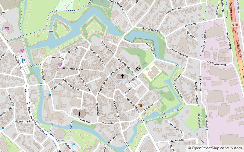 Oude Calixtuskerk location map