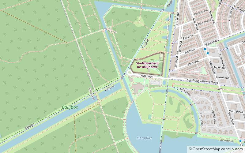 balij fietspad zoetermeer location map