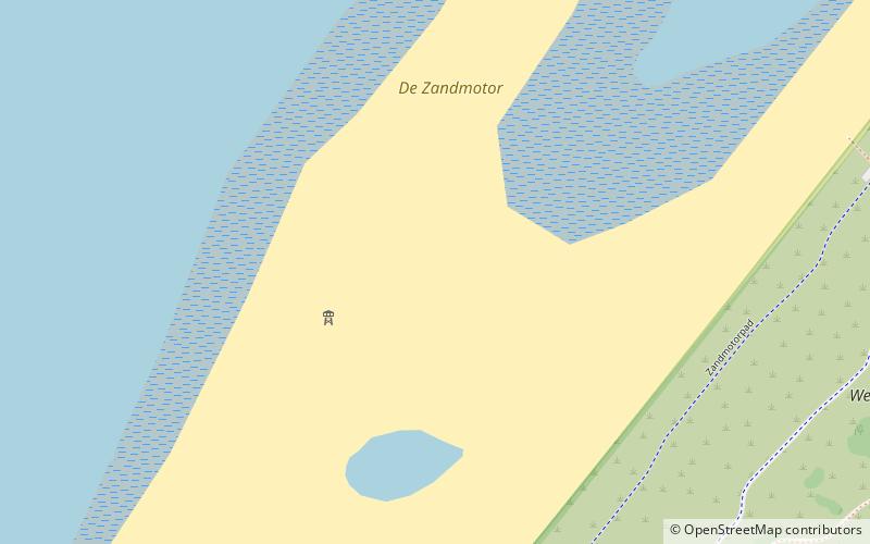 Sandmotor location map