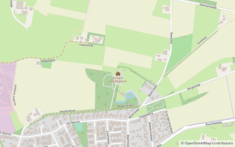 Kasteel Het Regelink location map