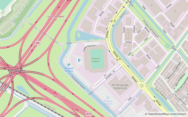 ADO Den Haag Stadium location map