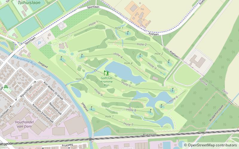 Golfclub Kromme Rijn location map