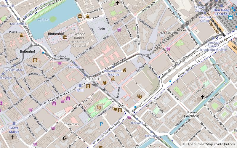 The Hague City Hall location map