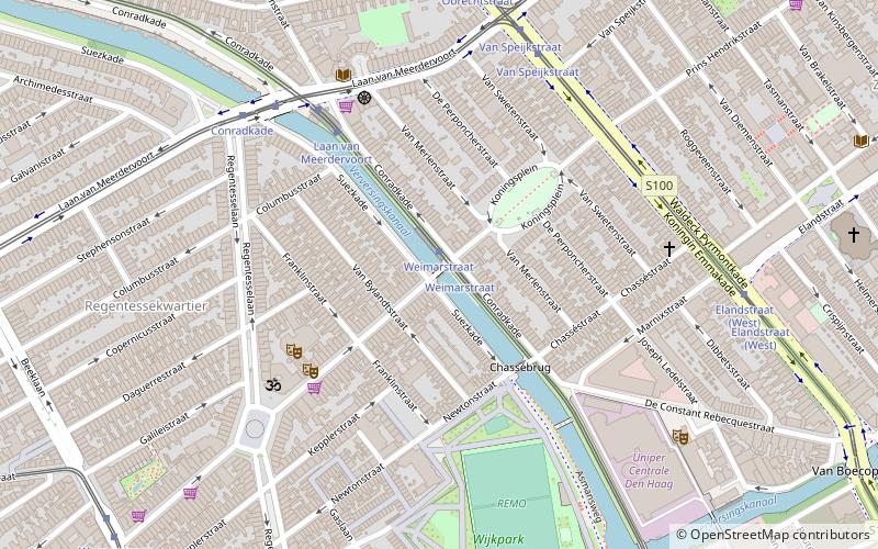 weimarstraat the hague location map