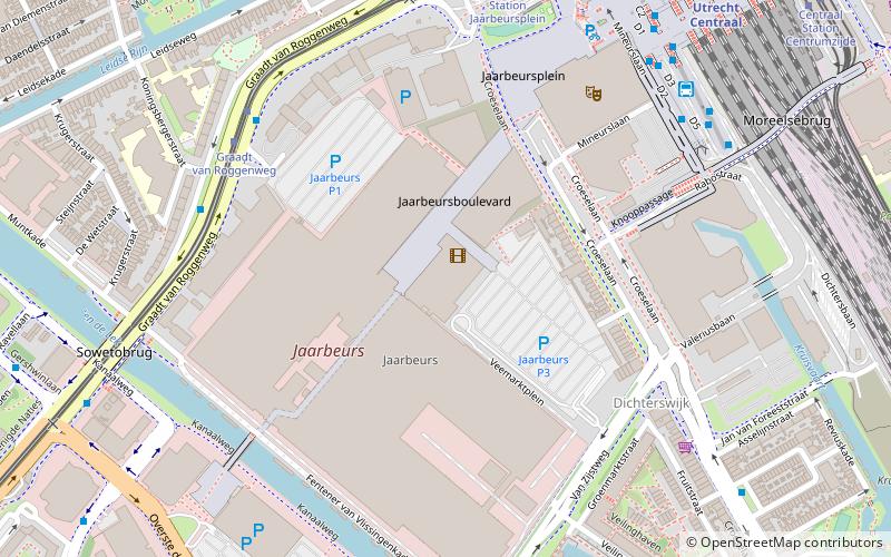 Jaarbeurs location map