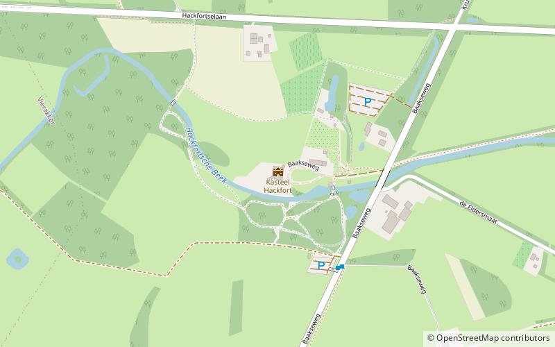 Hackfort Castle location map