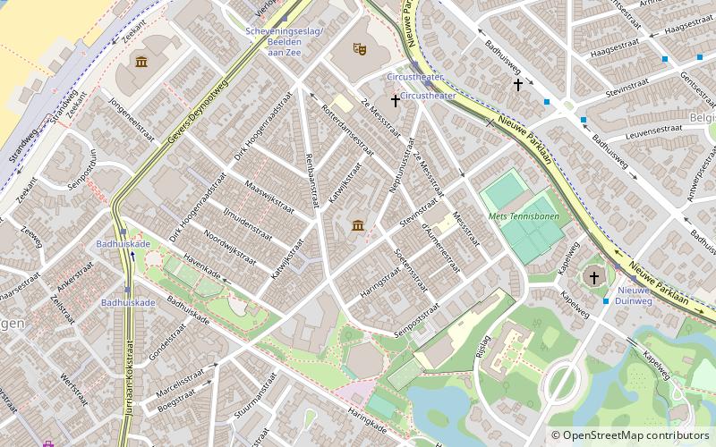 Muzee Scheveningen location map