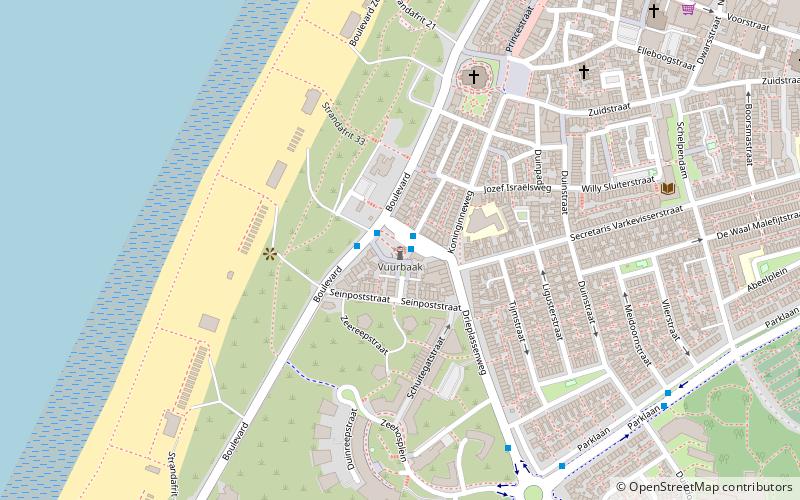 Phare de Katwijk location map
