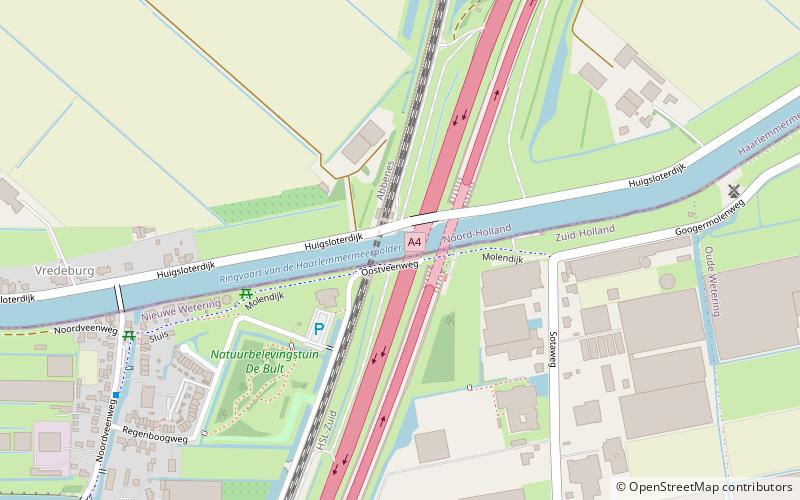Navigable aqueduct location map