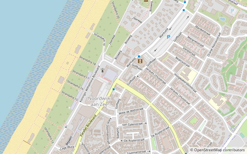 Noordwijk Lighthouse location map