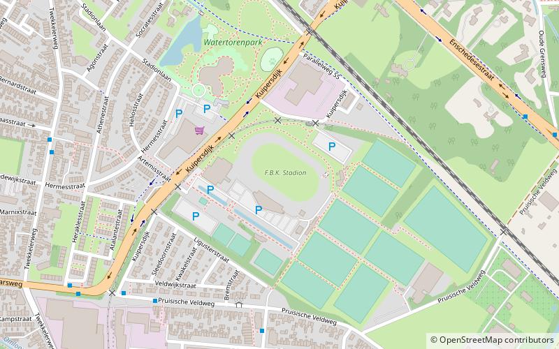 Stade Fanny-Blankers-Koen location map