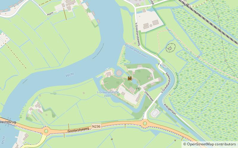 Fort Uitermeer location map