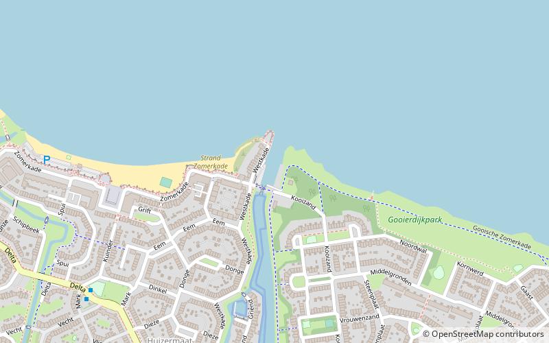 Aanloophaven location map