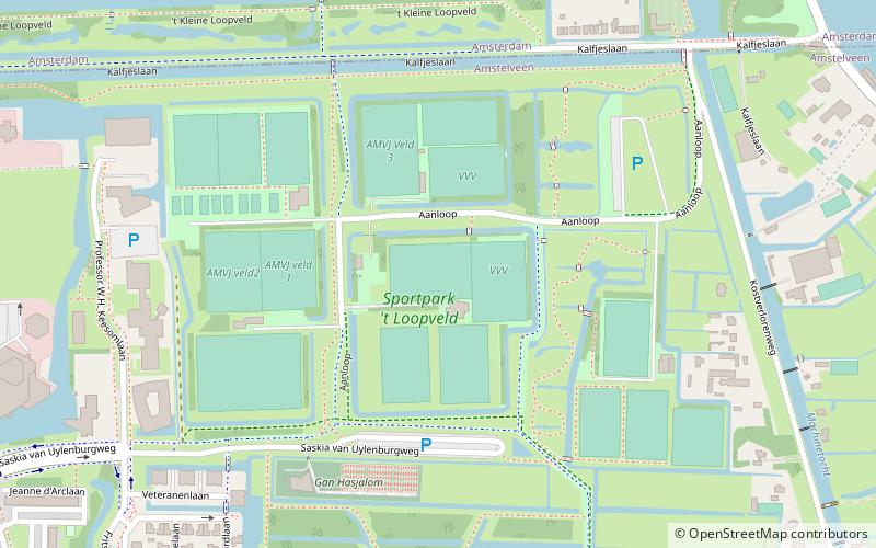 sportpark het loopveld amsterdam location map