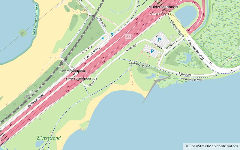 Zilverstrand location map