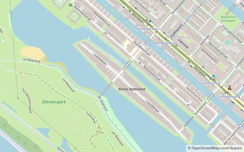 rieteilanden amsterdam location map