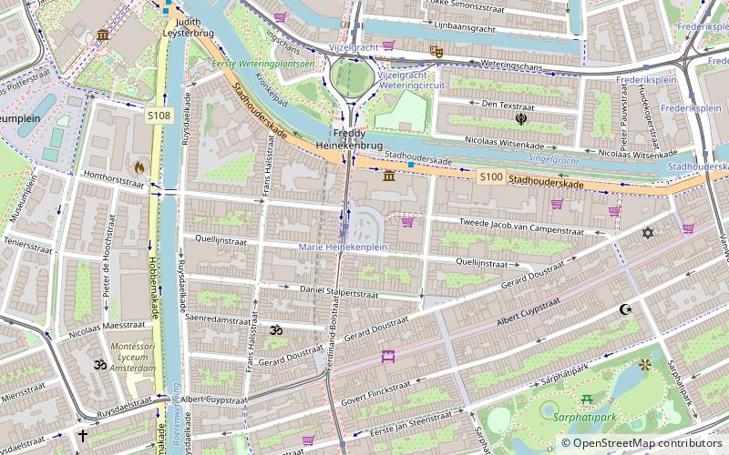 Marie Heinekenplein location map