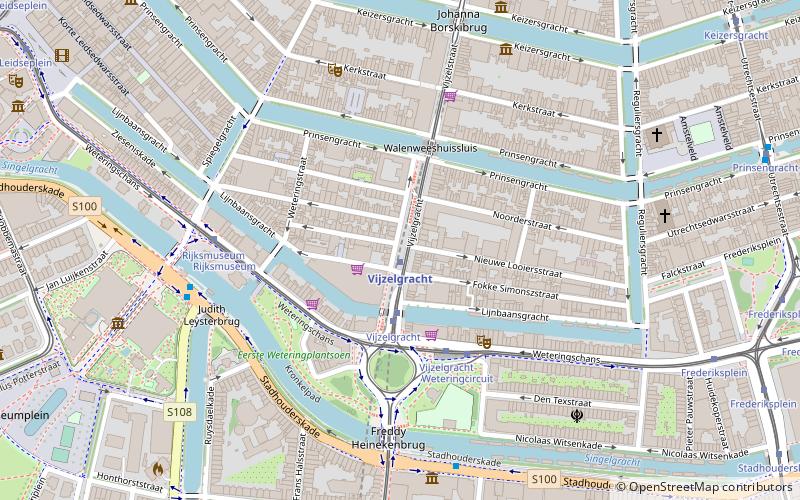 vijzelgracht amsterdam location map
