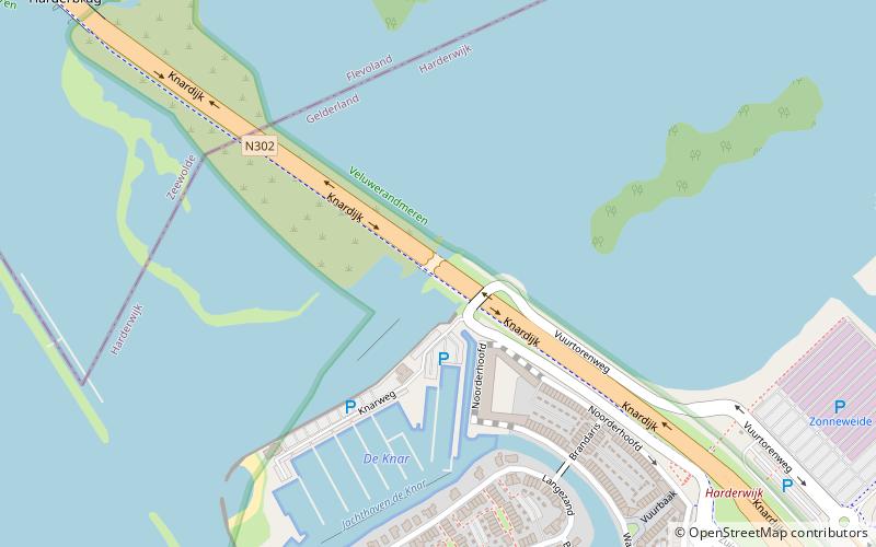 Veluwemeer Aqueduct location map