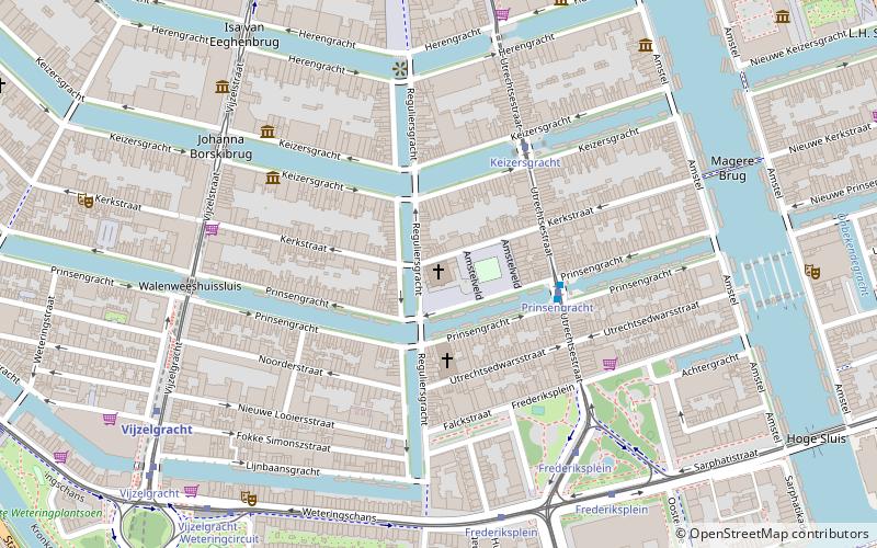 Amstelkerk location map