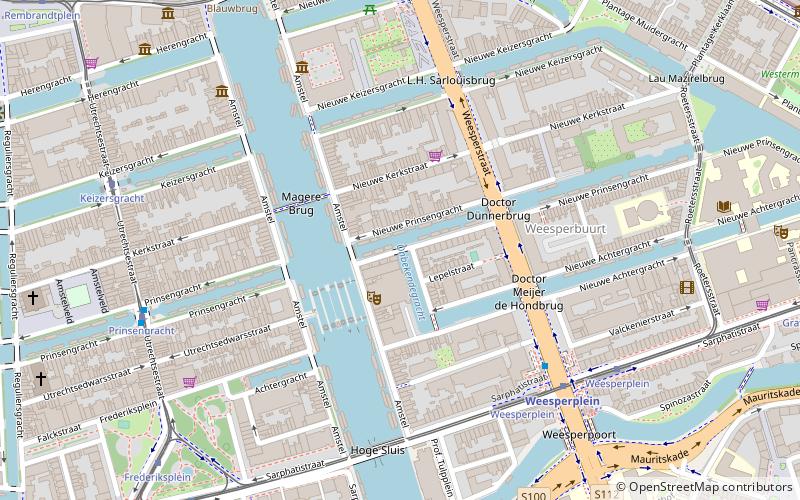 Nieuwe Prinsengracht location map