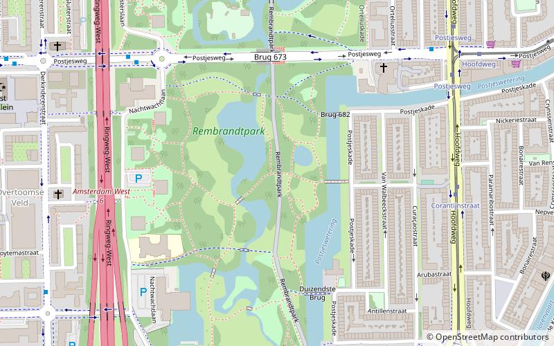 Rembrandtpark location map
