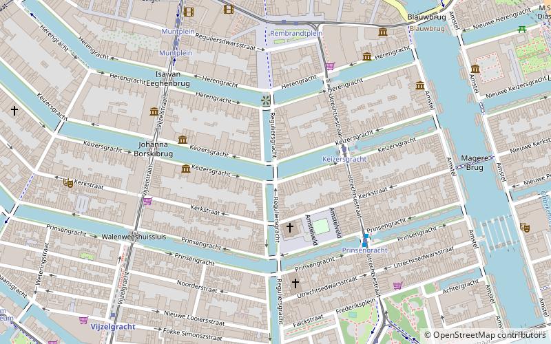 Reguliersgracht location map