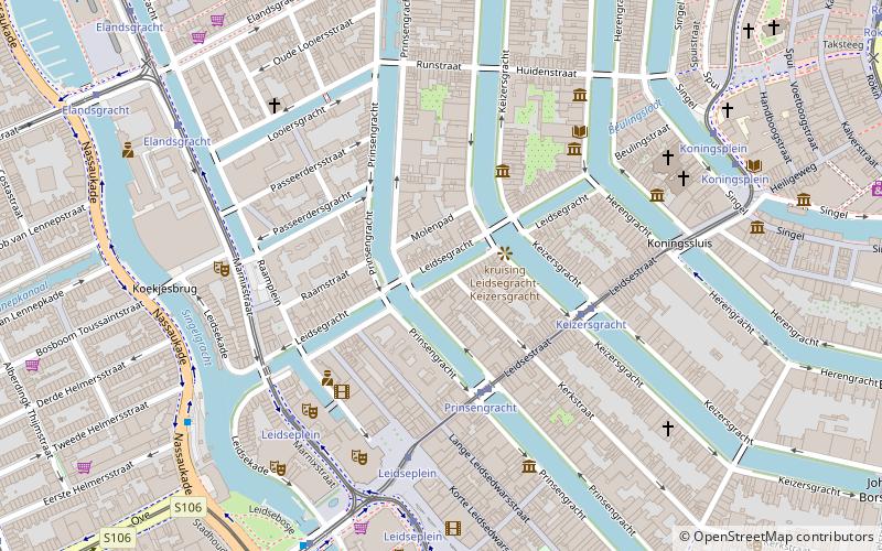 leidsegracht amsterdam location map
