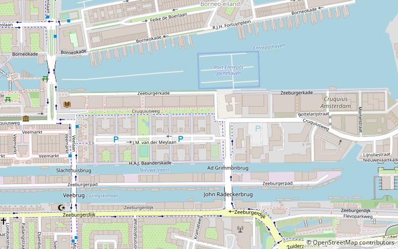 Cruquiuseiland location map