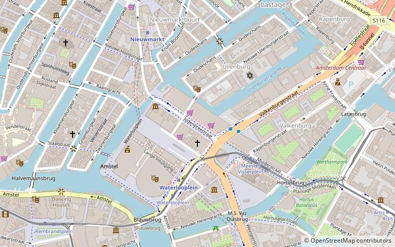 Jodenbreestraat location map