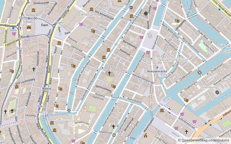 The Smallest House in Amsterdam location map