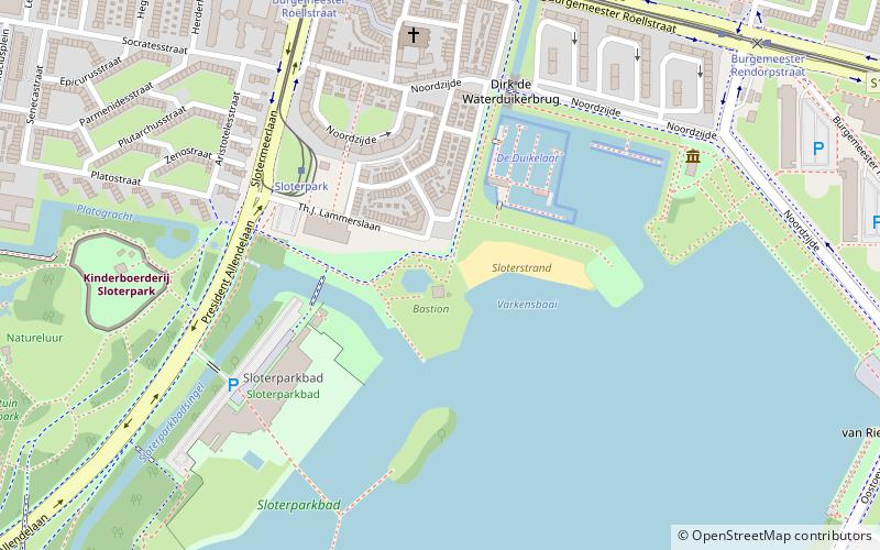 westelijke tuinsteden amsterdam location map