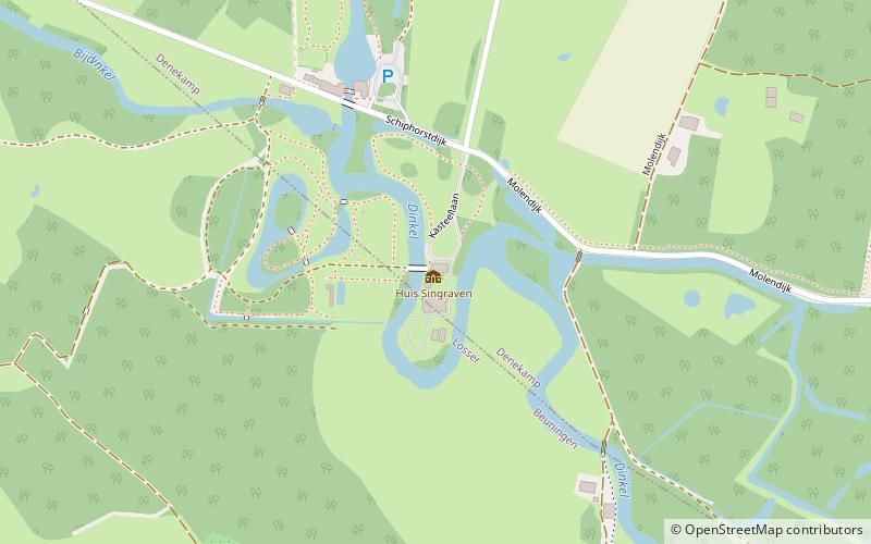 Huis Singraven location map