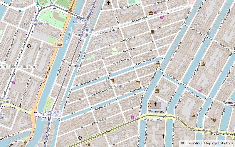 Egelantiersgracht location map