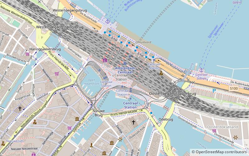 Estación Central de Ámsterdam location map