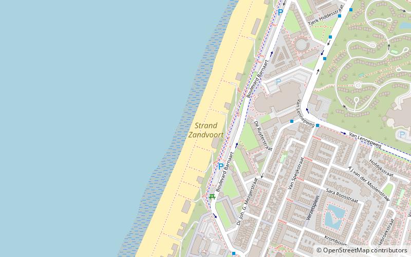 strand zandvoort location map