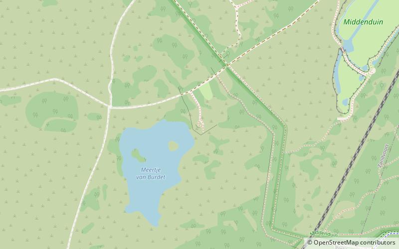 meertje van burdet zuid kennemerland national park location map