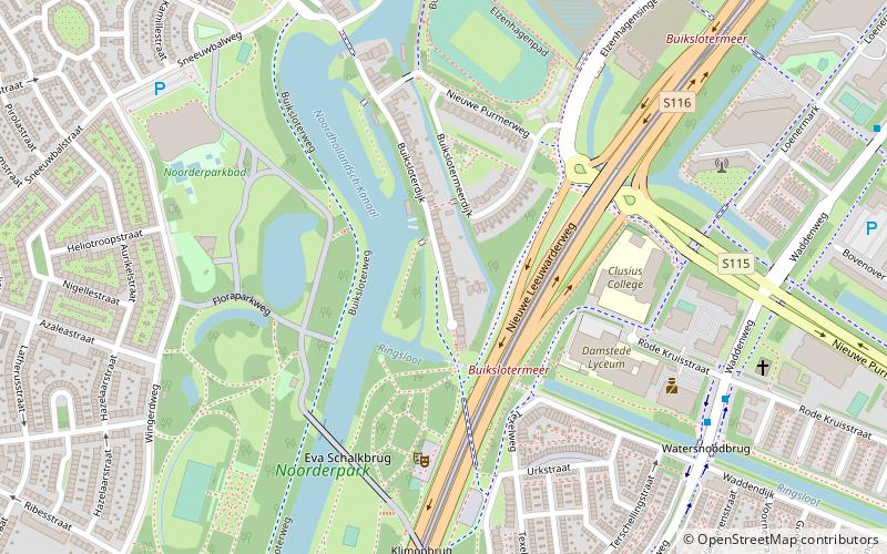 nieuwendammerdijk en buiksloterdijk amsterdam location map