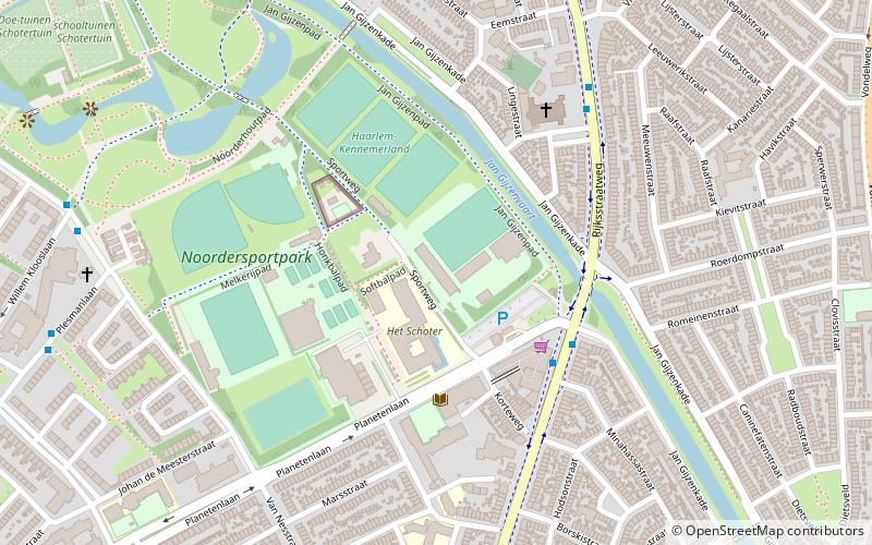 Haarlem Stadion location map