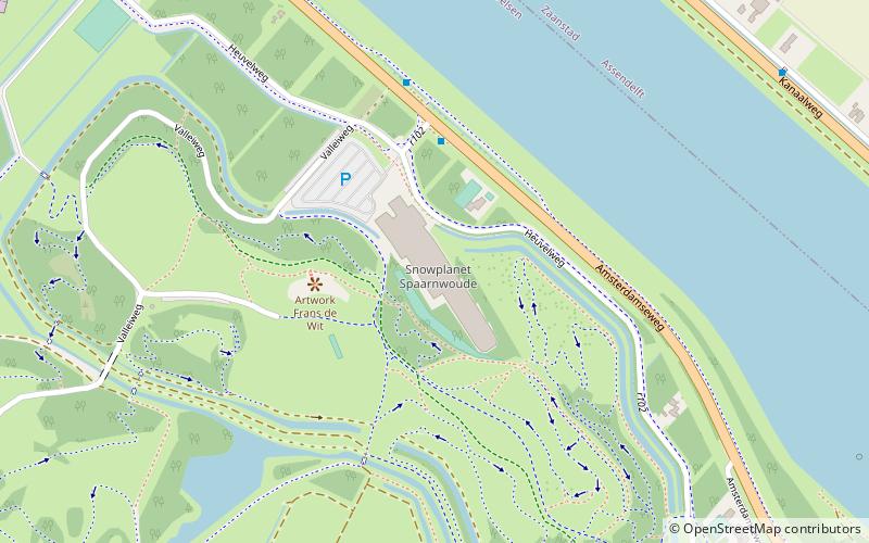 Bikepark Spaarnwoude location map
