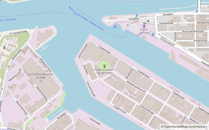 Hoge vuurtoren van IJmuiden location map