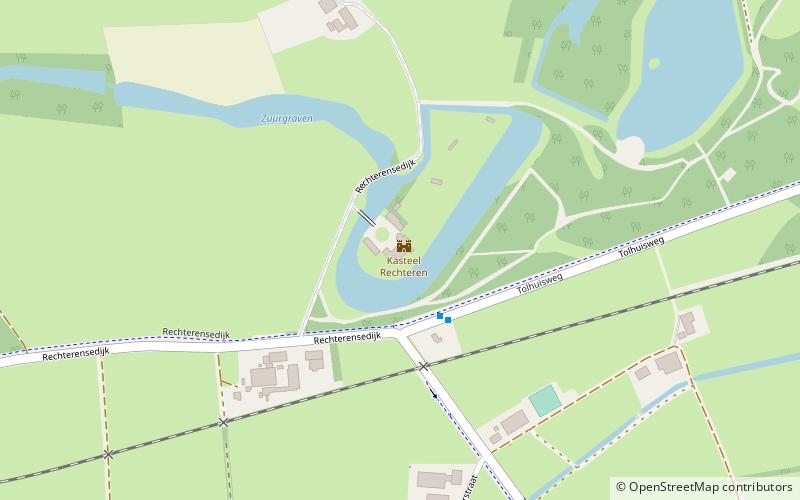 Rechteren Castle location map