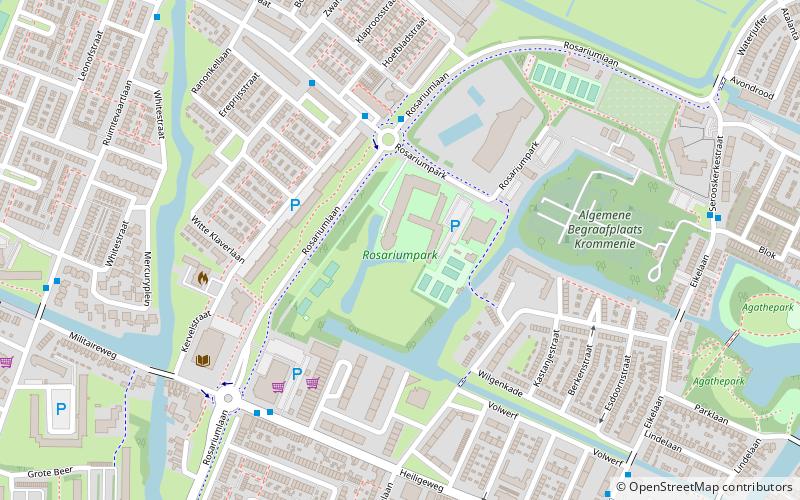 Bloemenhuis Rosarium location map