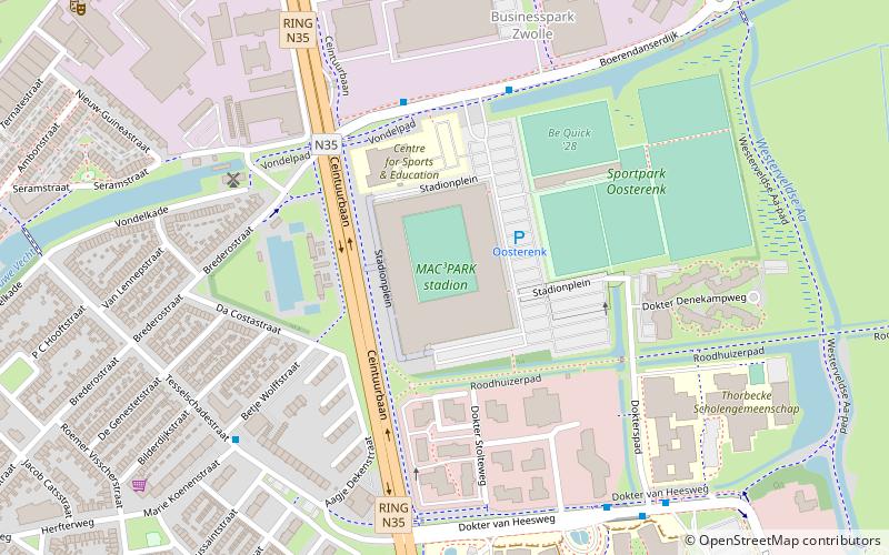 IJsseldeltastadion location map