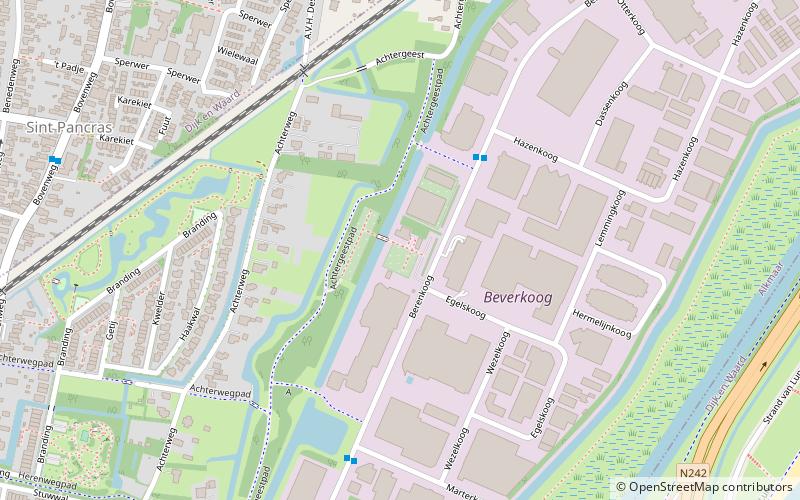 Hortus Alkmaar location map