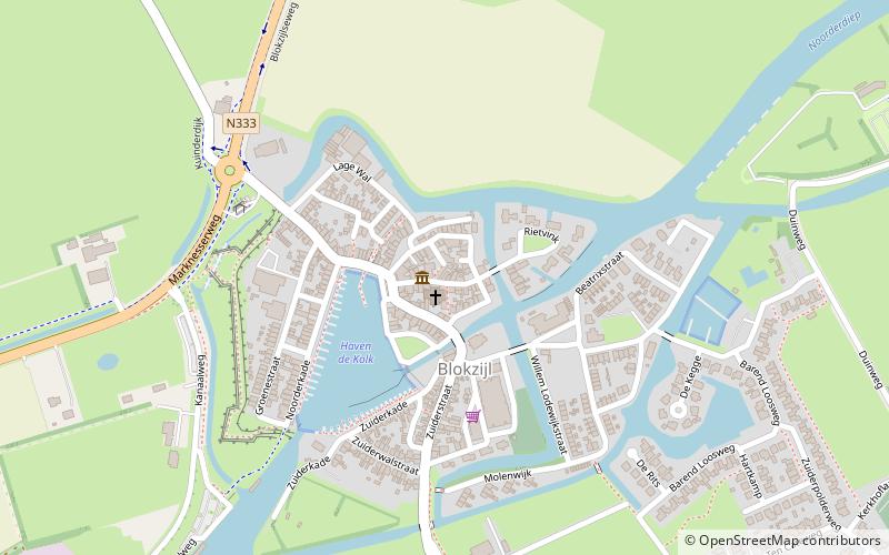 Blokzijl location map
