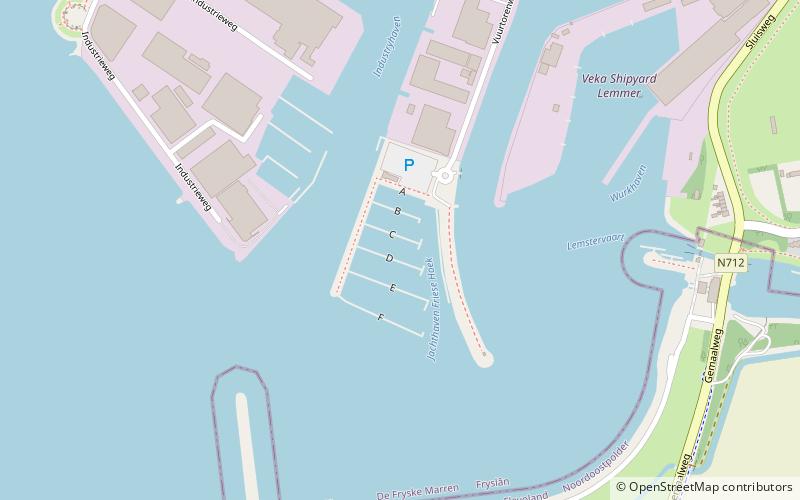 Jachthaven Friese Hoek location map